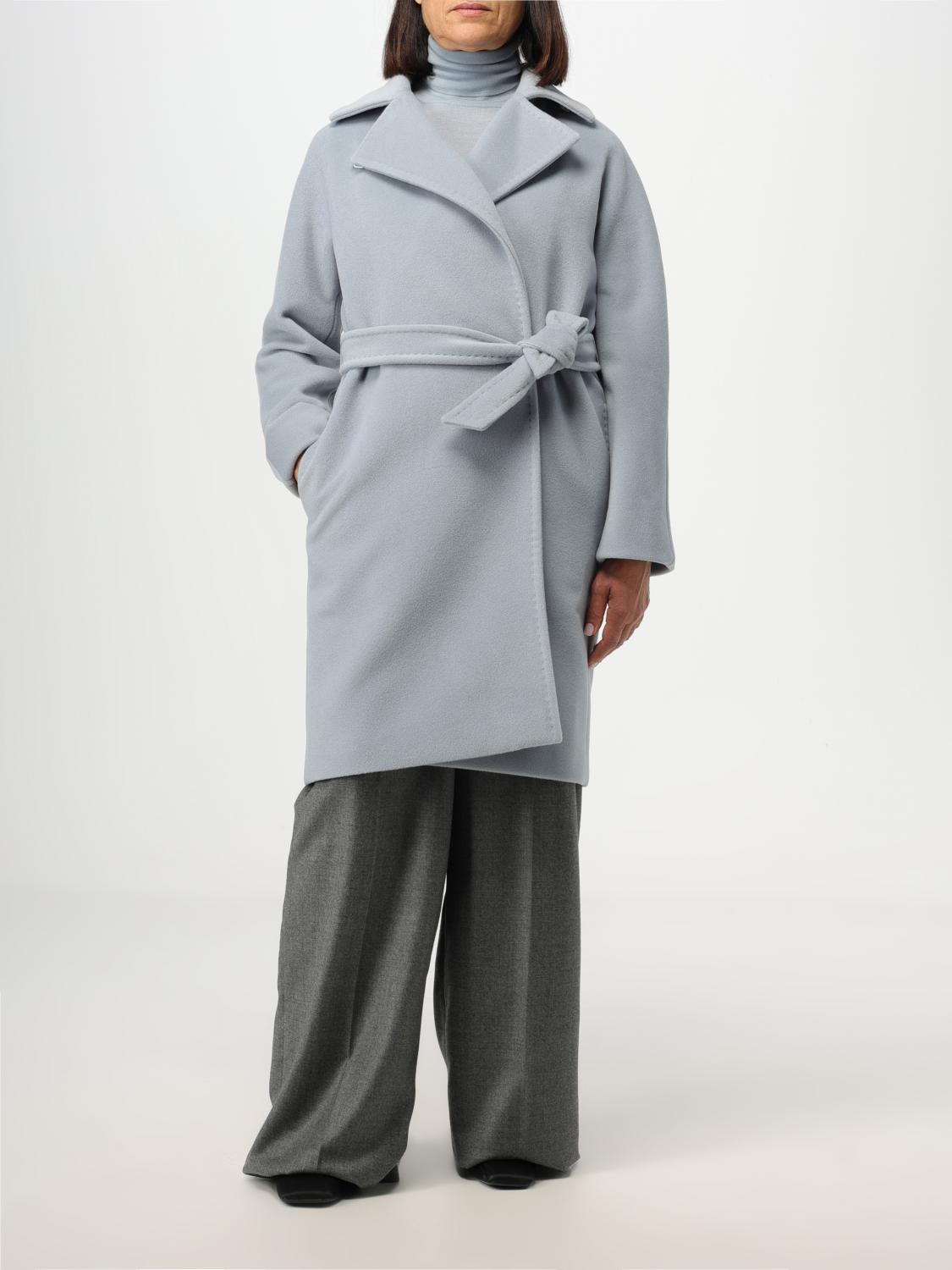 MAX MARA ABRIGO: Abrigo mujer Max Mara, Celeste - Img 2