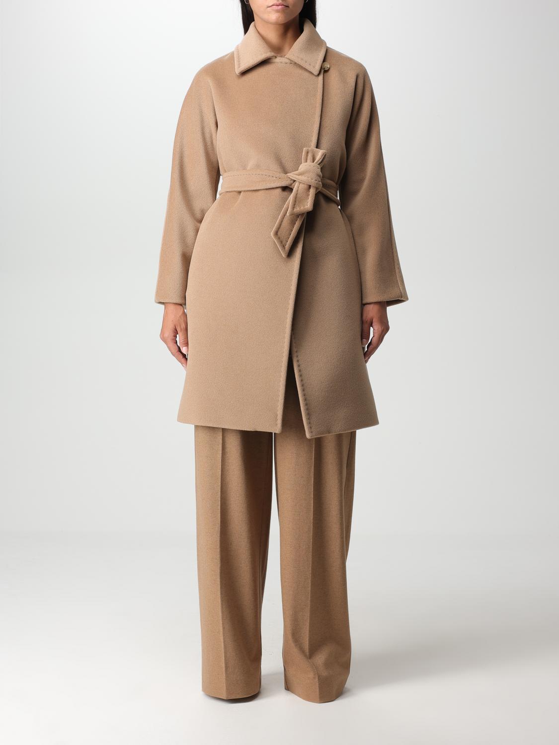 MAX MARA ABRIGO: Abrigo mujer Max Mara, Camello - Img 1