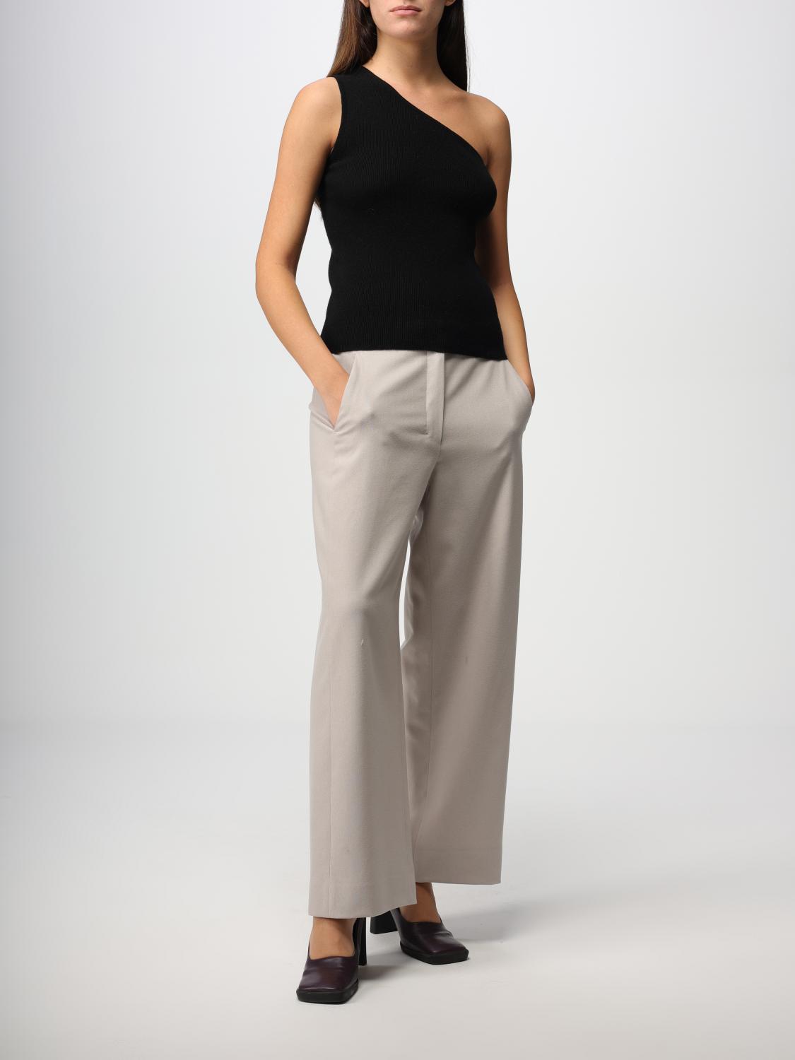MAX MARA TOP: Top Max Mara in maglia di lana e cashmere, Nero - Img 2