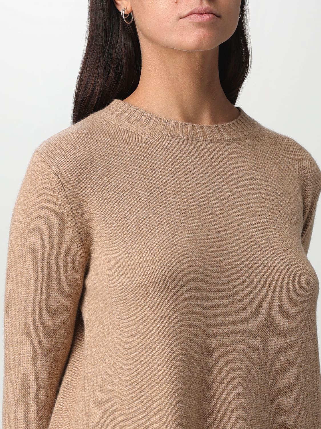 MAX MARA PULL: Pull femme Max Mara, Chameau - Img 5
