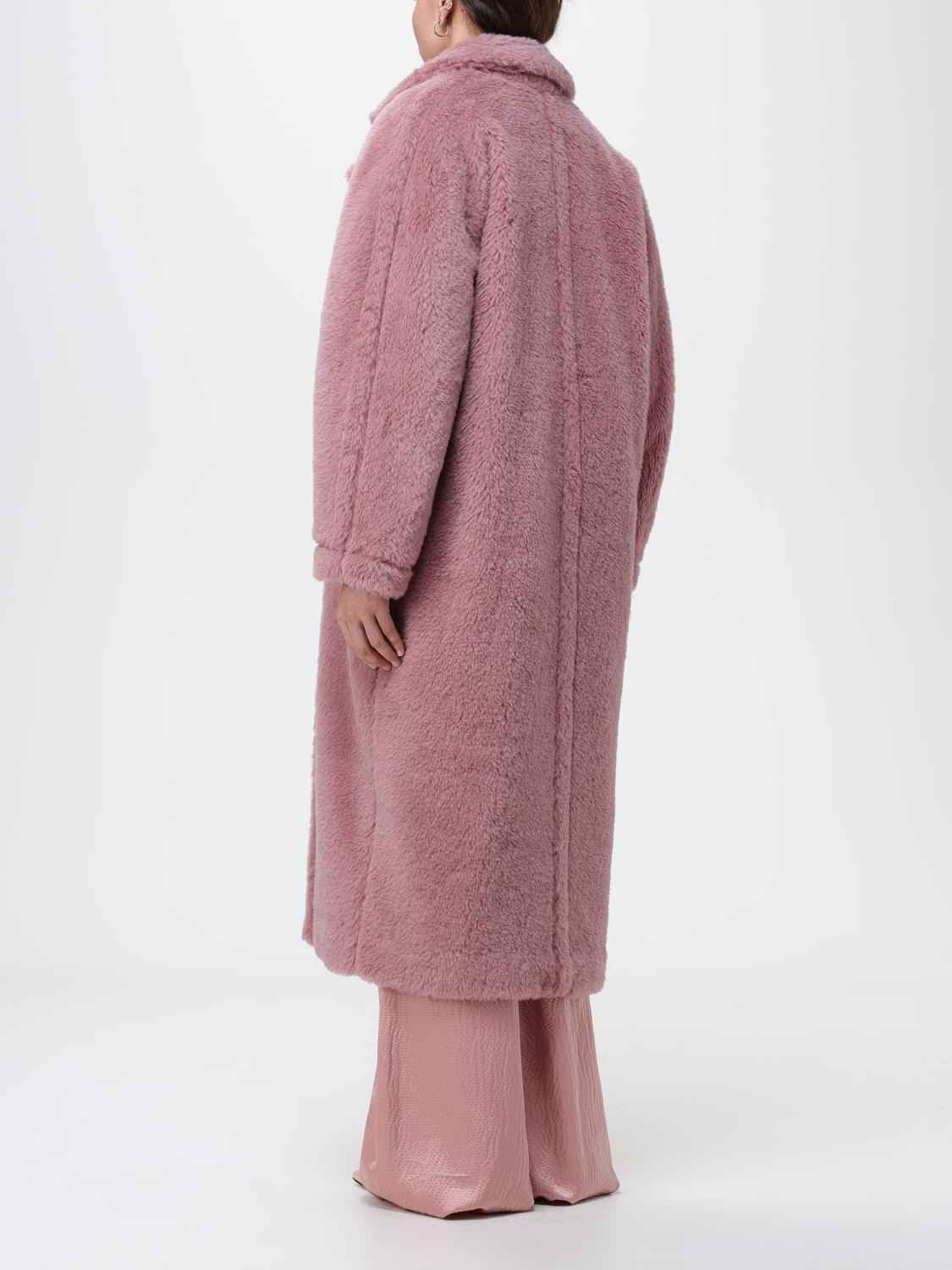 MAX MARA COAT: Max Mara coat in alpaca fur, Pink - Img 3