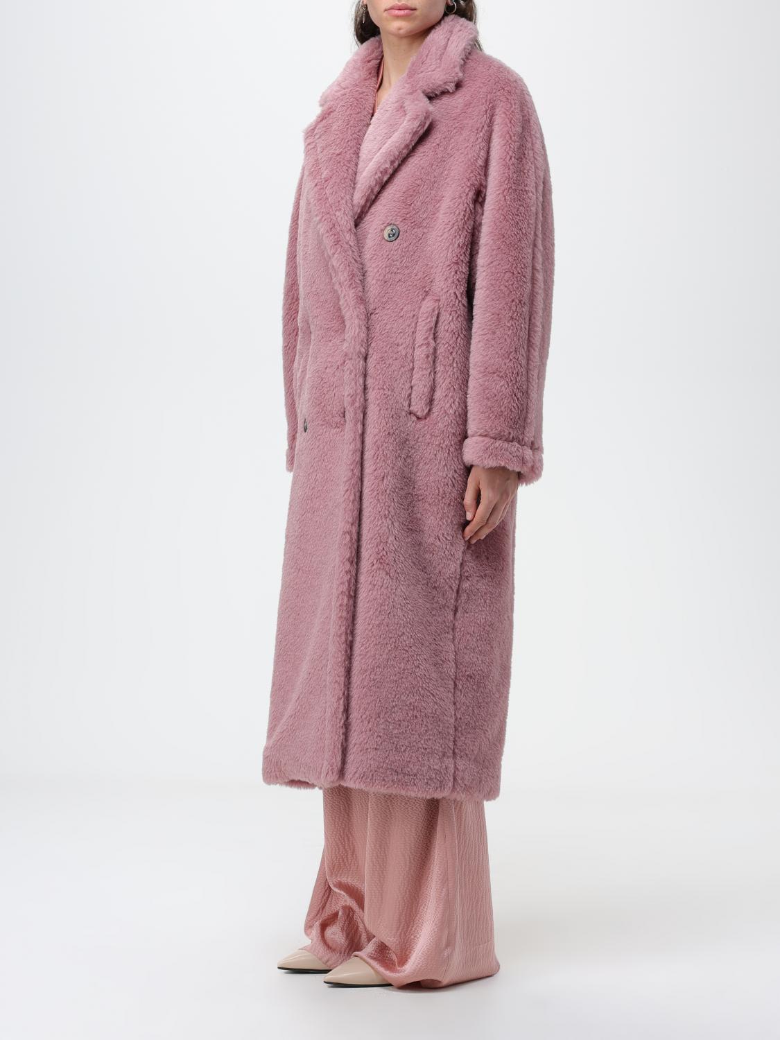 MAX MARA COAT: Max Mara coat in alpaca fur, Pink - Img 4