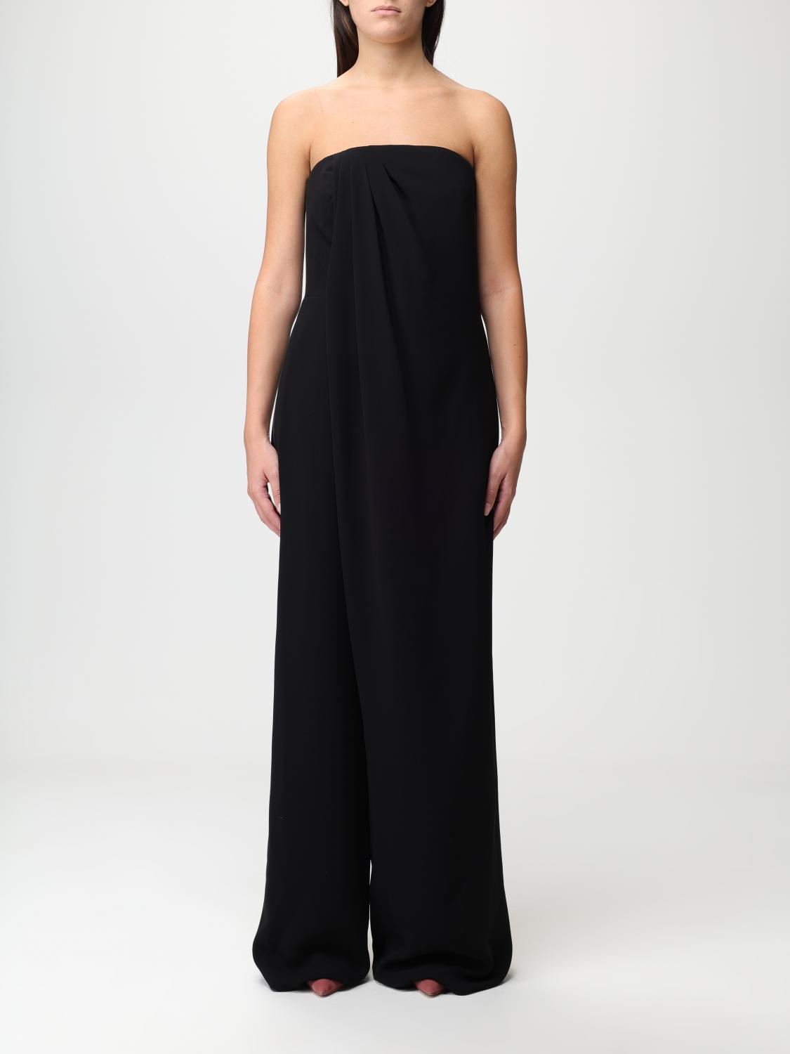 MAX MARA TUTA: Tuta Max Mara in tessuto sintetico, Nero - Img 1
