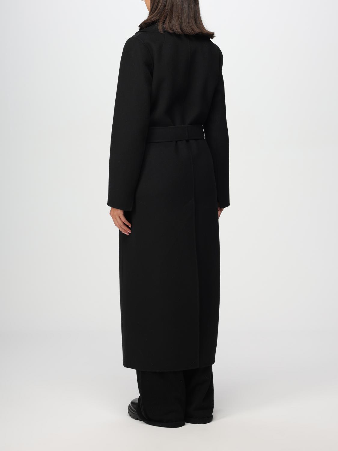 'S MAX MARA MANTEL: Mantel damen S Max Mara, Schwarz - Img 3