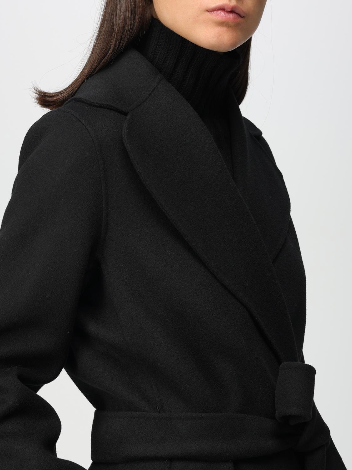 'S MAX MARA MANTEL: Mantel damen S Max Mara, Schwarz - Img 5