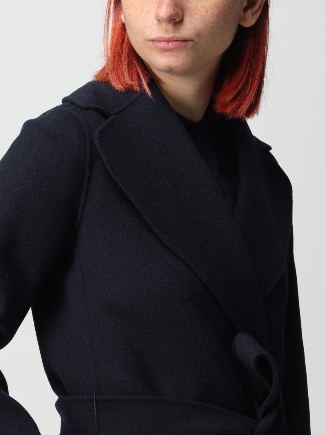 'S MAX MARA ABRIGO: Abrigo mujer S Max Mara, Azul Oscuro - Img 5