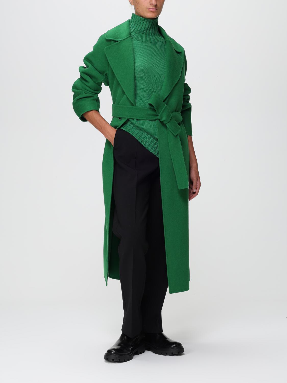 S Max Mara S Max Mara coat in virgin wool - Green | 2390161533600