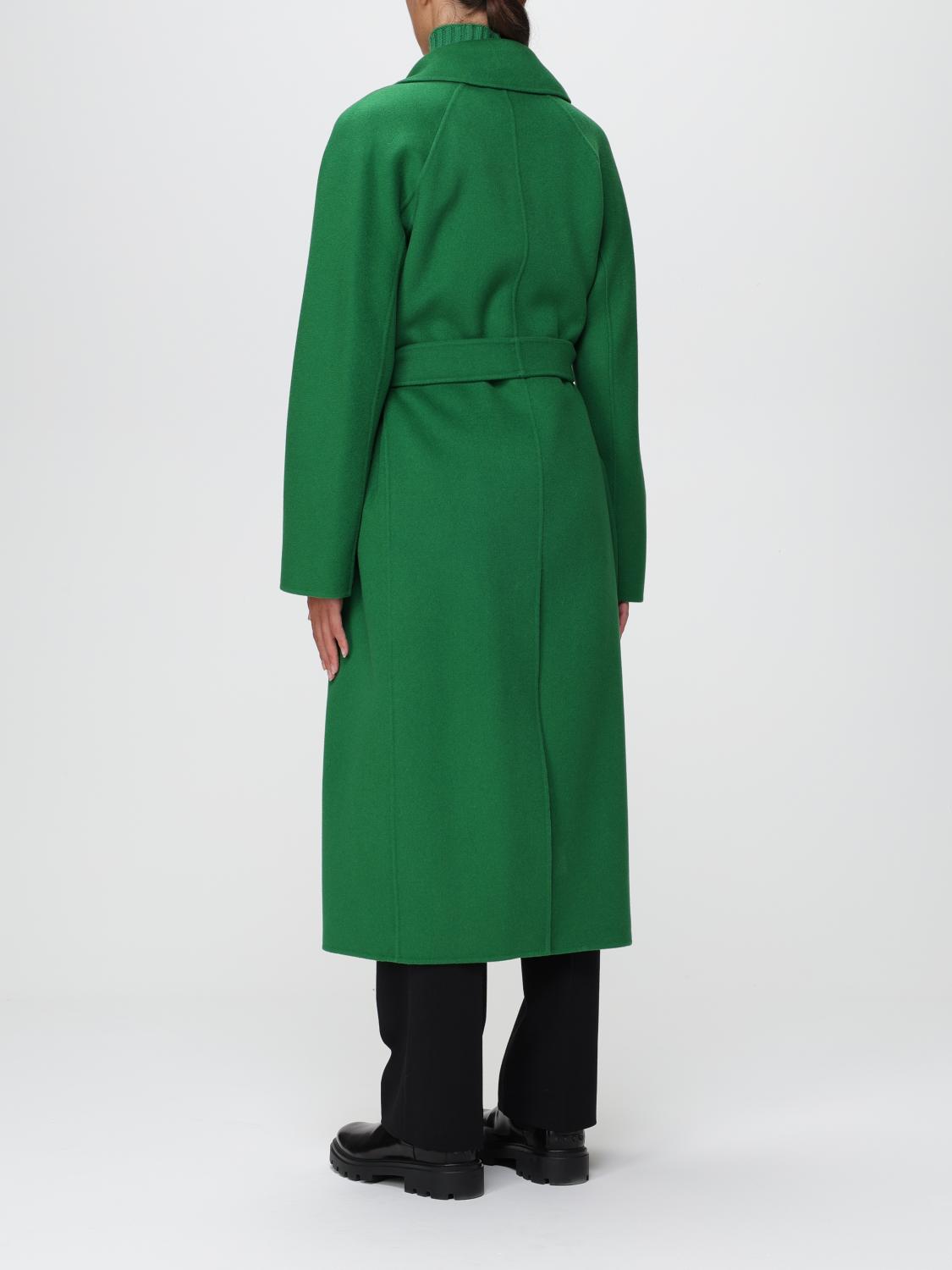 S Max Mara S Max Mara coat in virgin wool - Green | 2390161533600