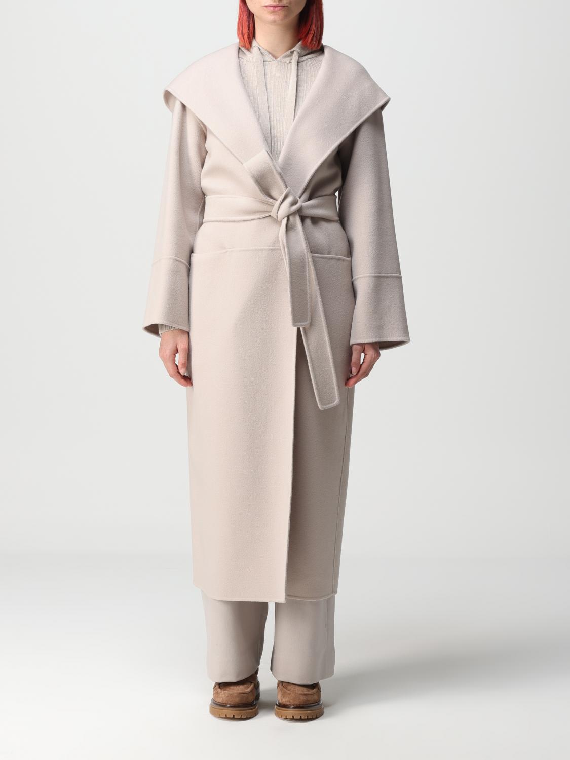 'S MAX MARA MANTEL: Mantel damen S Max Mara, Ice - Img 1