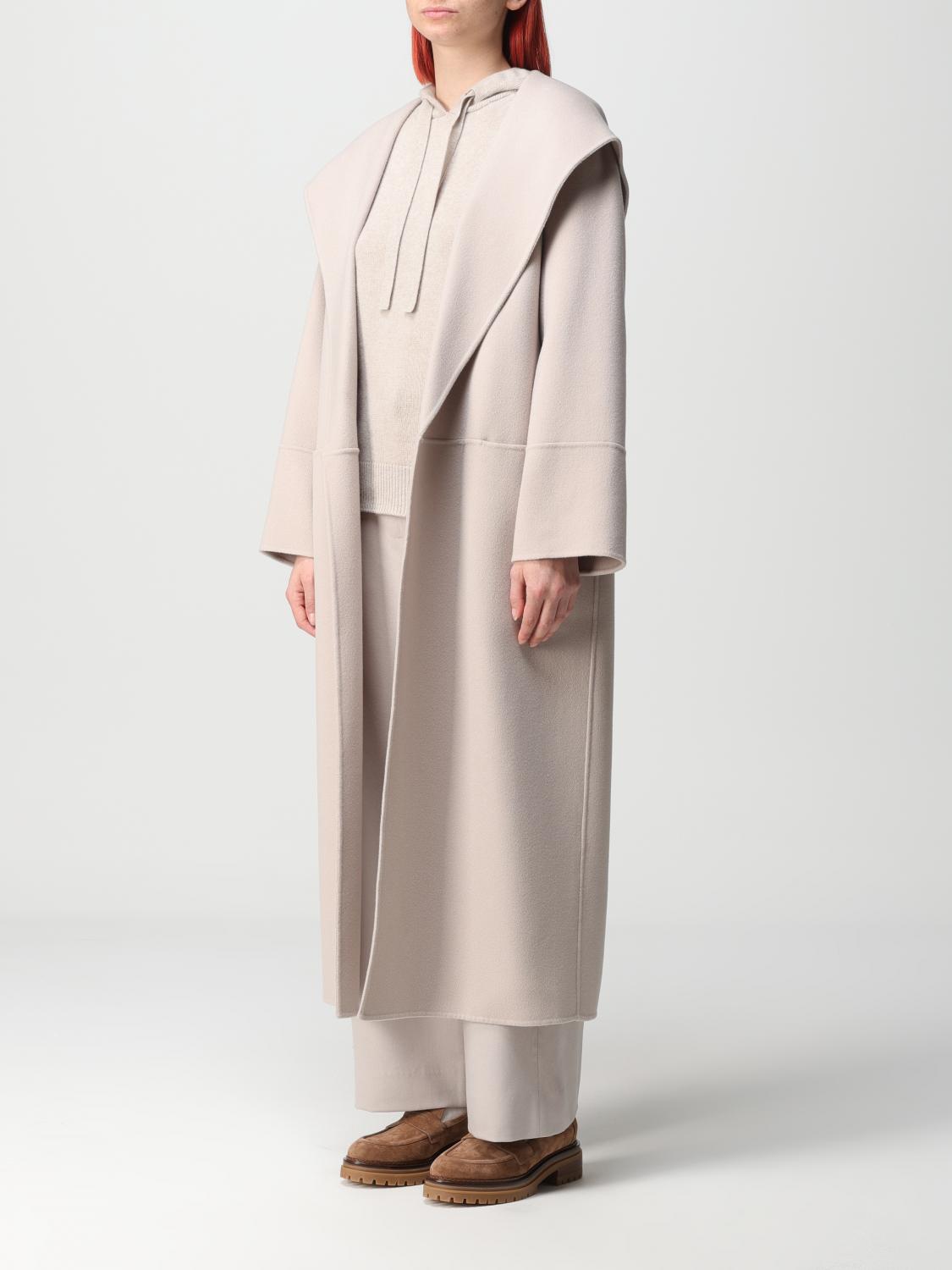 'S MAX MARA MANTEL: Mantel damen S Max Mara, Ice - Img 4