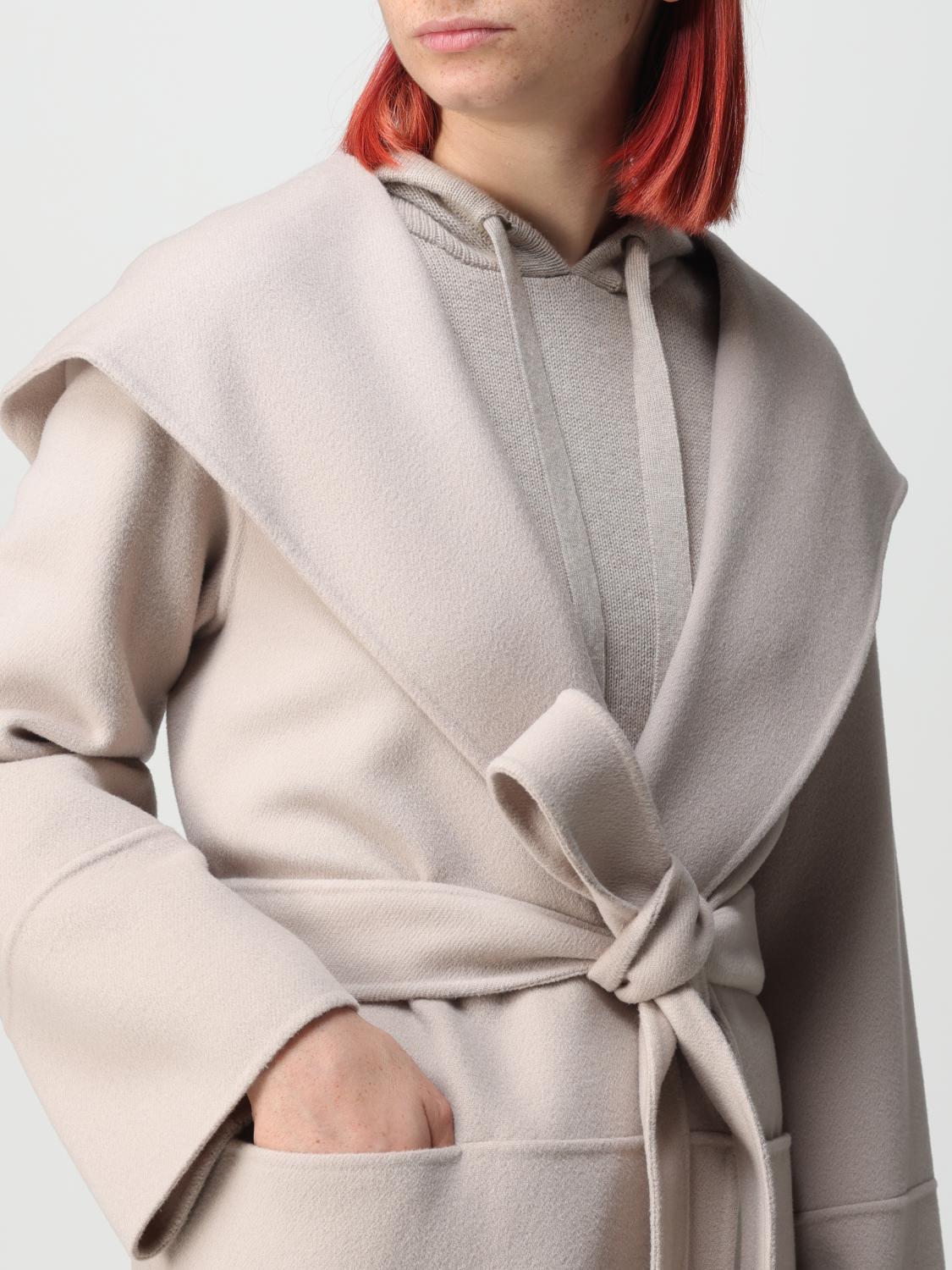 'S MAX MARA MANTEL: Mantel damen S Max Mara, Ice - Img 5