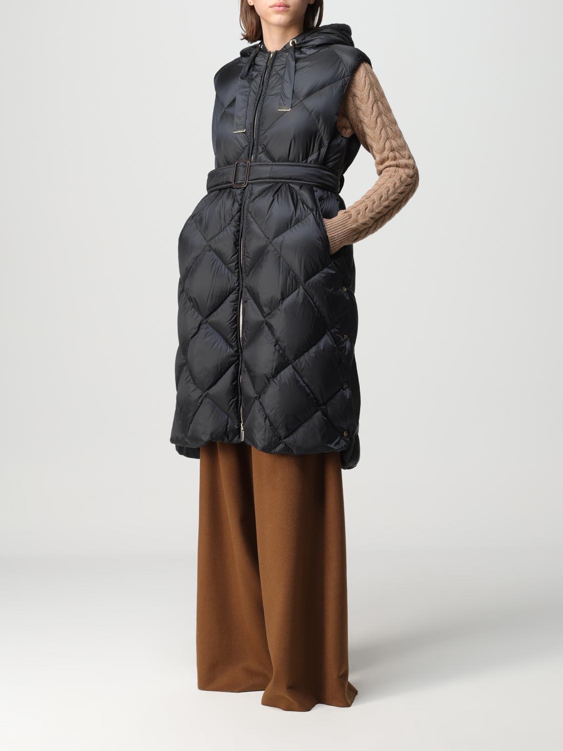 MAX MARA THE CUBE GILET: Gilet Tregil Max Mara The Cube in nylon trapuntato, Nero - Img 2