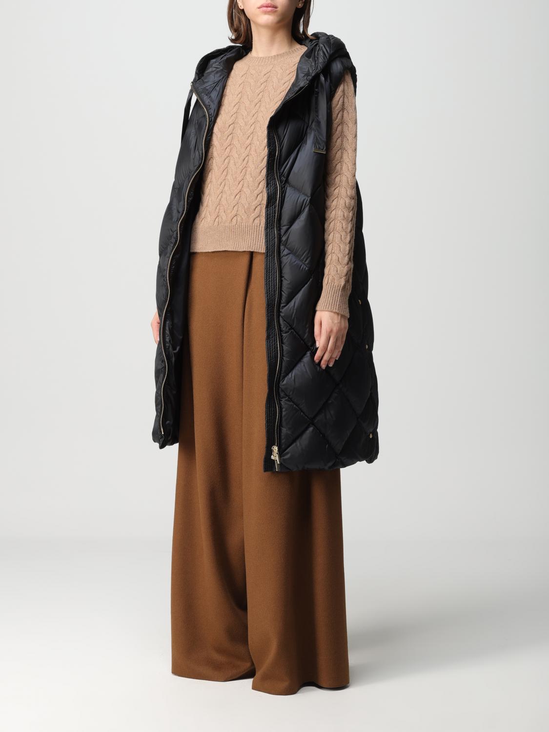 MAX MARA THE CUBE GILET: Gilet Tregil Max Mara The Cube in nylon trapuntato, Nero - Img 4