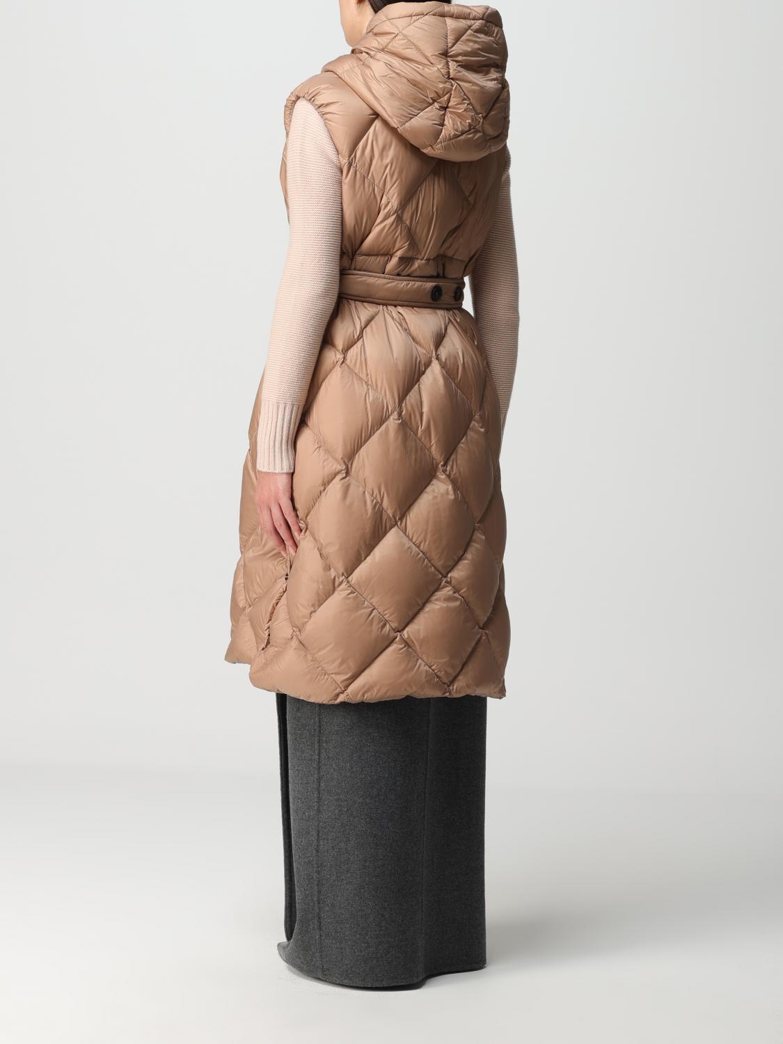 MAX MARA THE CUBE GILET: Gilet Tregil Max Mara The Cube in nylon trapuntato, Cammello - Img 2