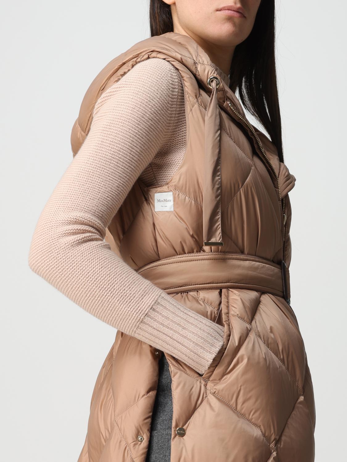 MAX MARA THE CUBE GILET: Gilet Tregil Max Mara The Cube in nylon trapuntato, Cammello - Img 4