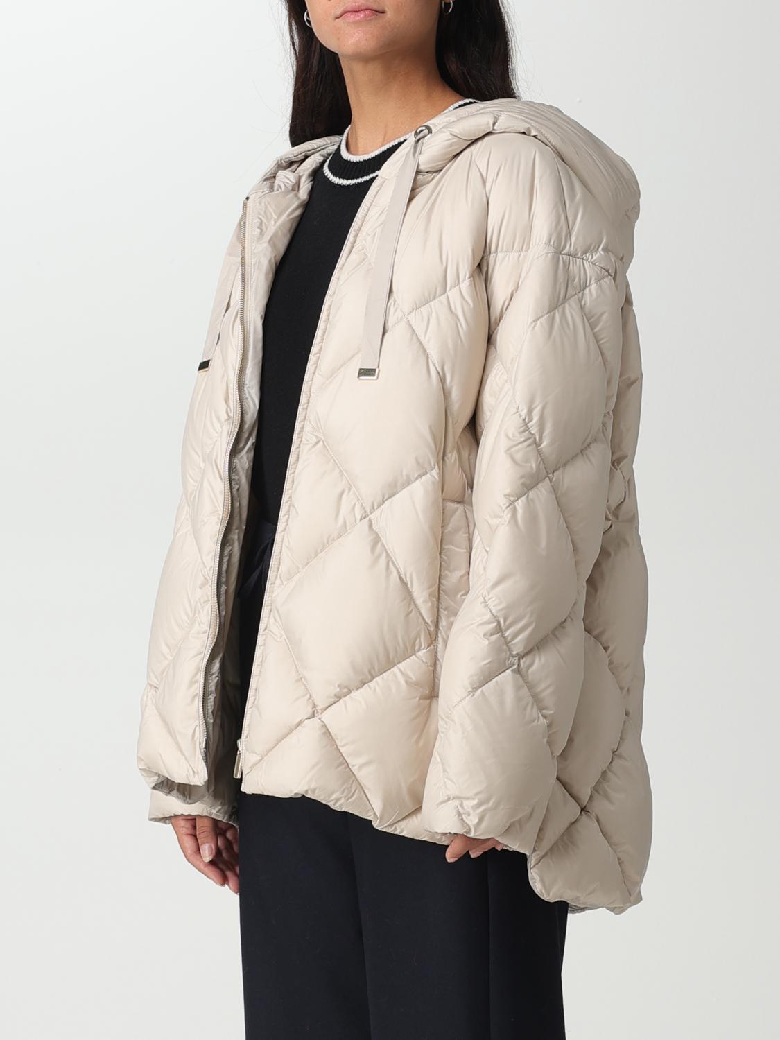 MAX MARA THE CUBE GIACCA: Piumino Max Mara The Cube in nylon trapuntato, Beige - Img 3