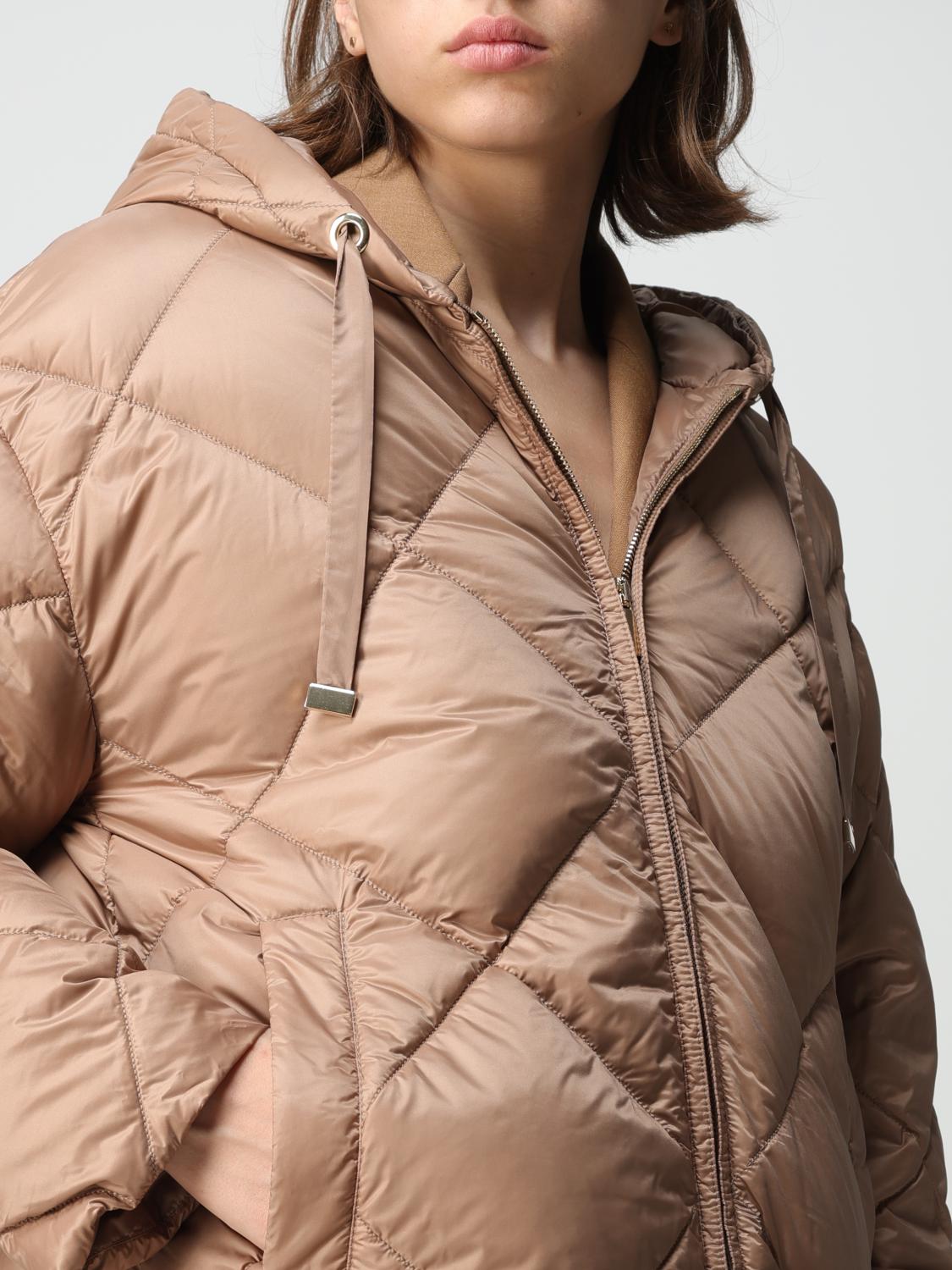 MAX MARA THE CUBE GIACCA: Piumino Max Mara The Cube in nylon trapuntato, Cammello - Img 4