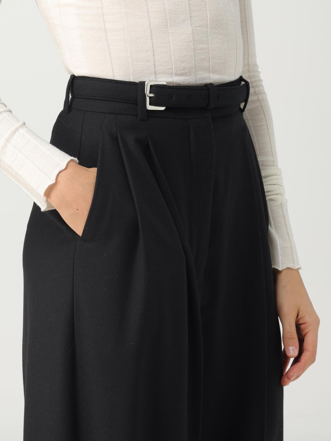 Sportmax Outlet: wool pants - Black | Sportmax pants
