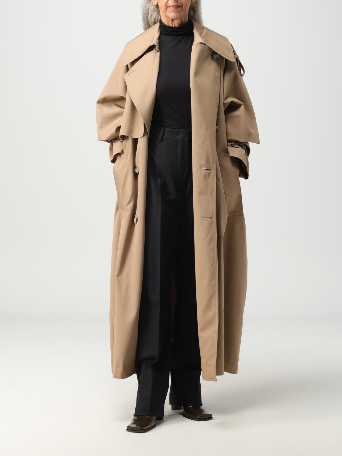 アウターその他 SPORTMAX Woman Trench coat Sand 2320260136600 001 Sportmax Outlet: Raincoat woman - Sand | Sportmax trench