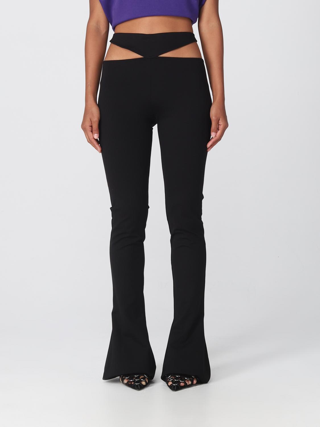 パンツ THE ATTICO Woman Pants Black 236WCP124RY02 100 The Attico Outlet: Remi jacquard pants - Black | The Attico