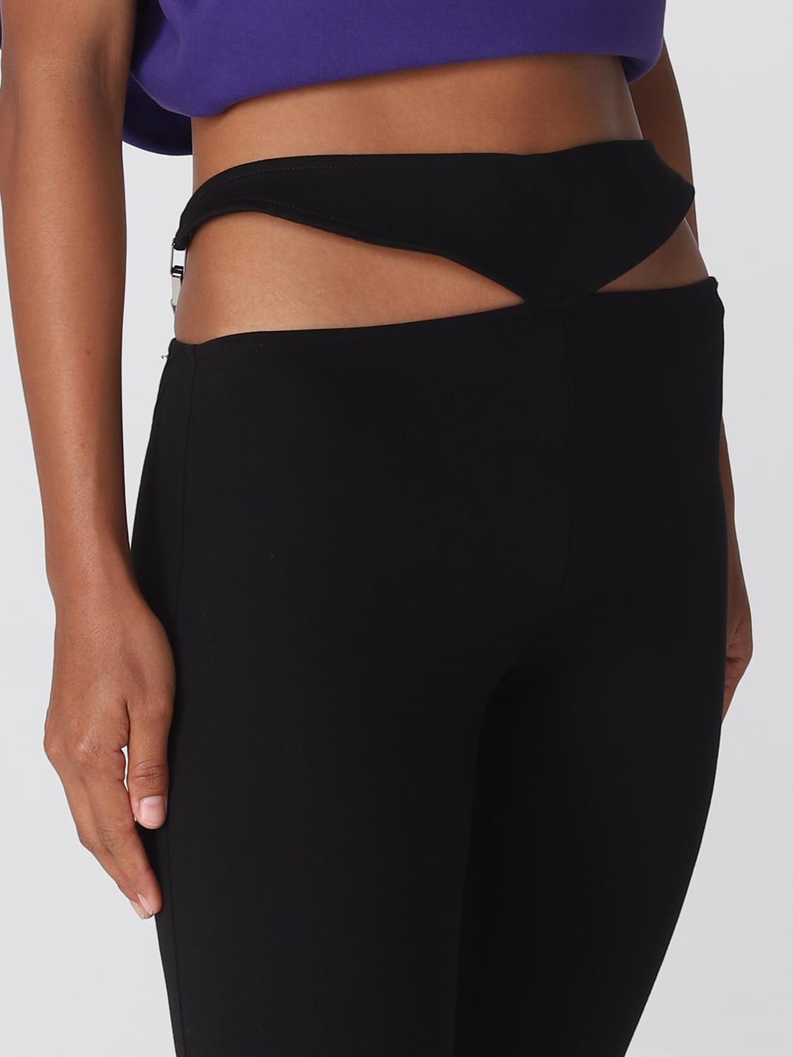 パンツ THE ATTICO Woman Pants Black 236WCP124RY02 100 The Attico Outlet: Remi jacquard pants - Black | The Attico