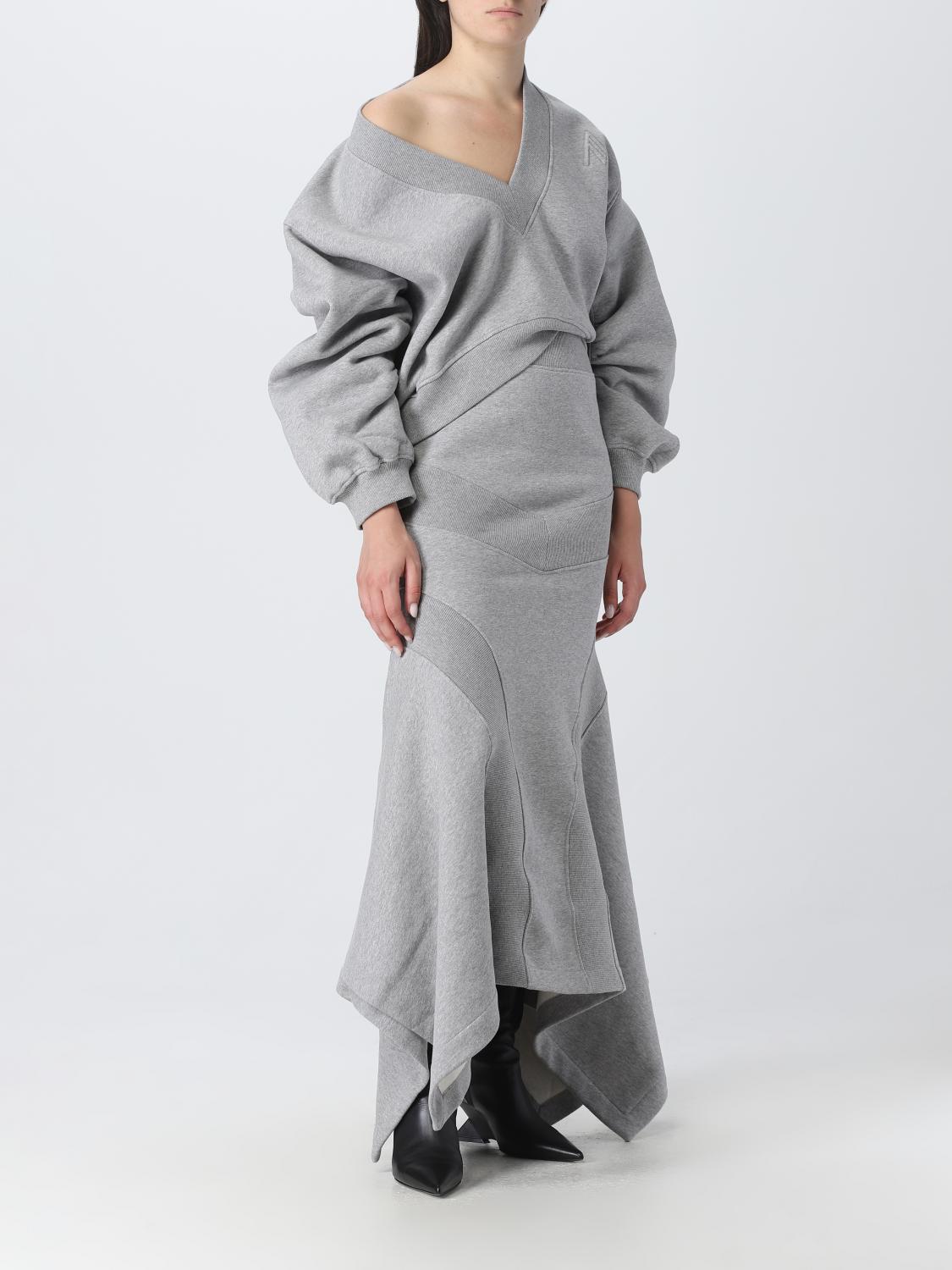 THE ATTICO SUDADERA: Sudadera mujer The Attico, Gris - Img 2