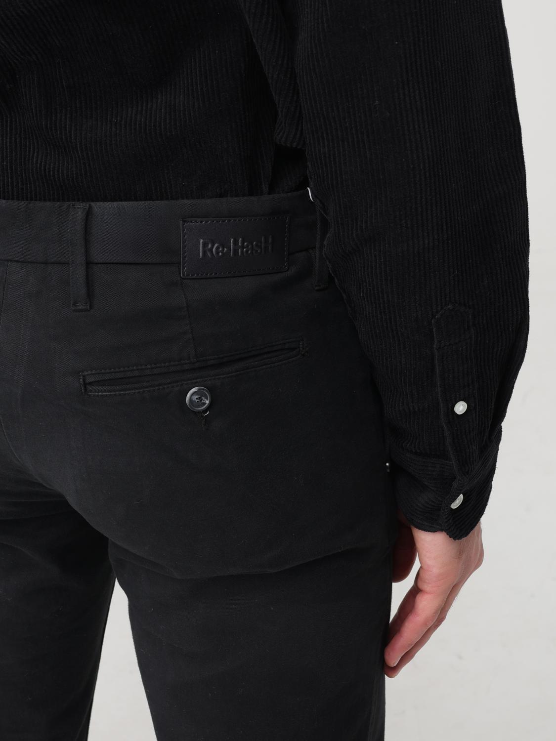 RE-HASH PANTALONES: Pantalón hombre Re-hash, Negro - Img 3