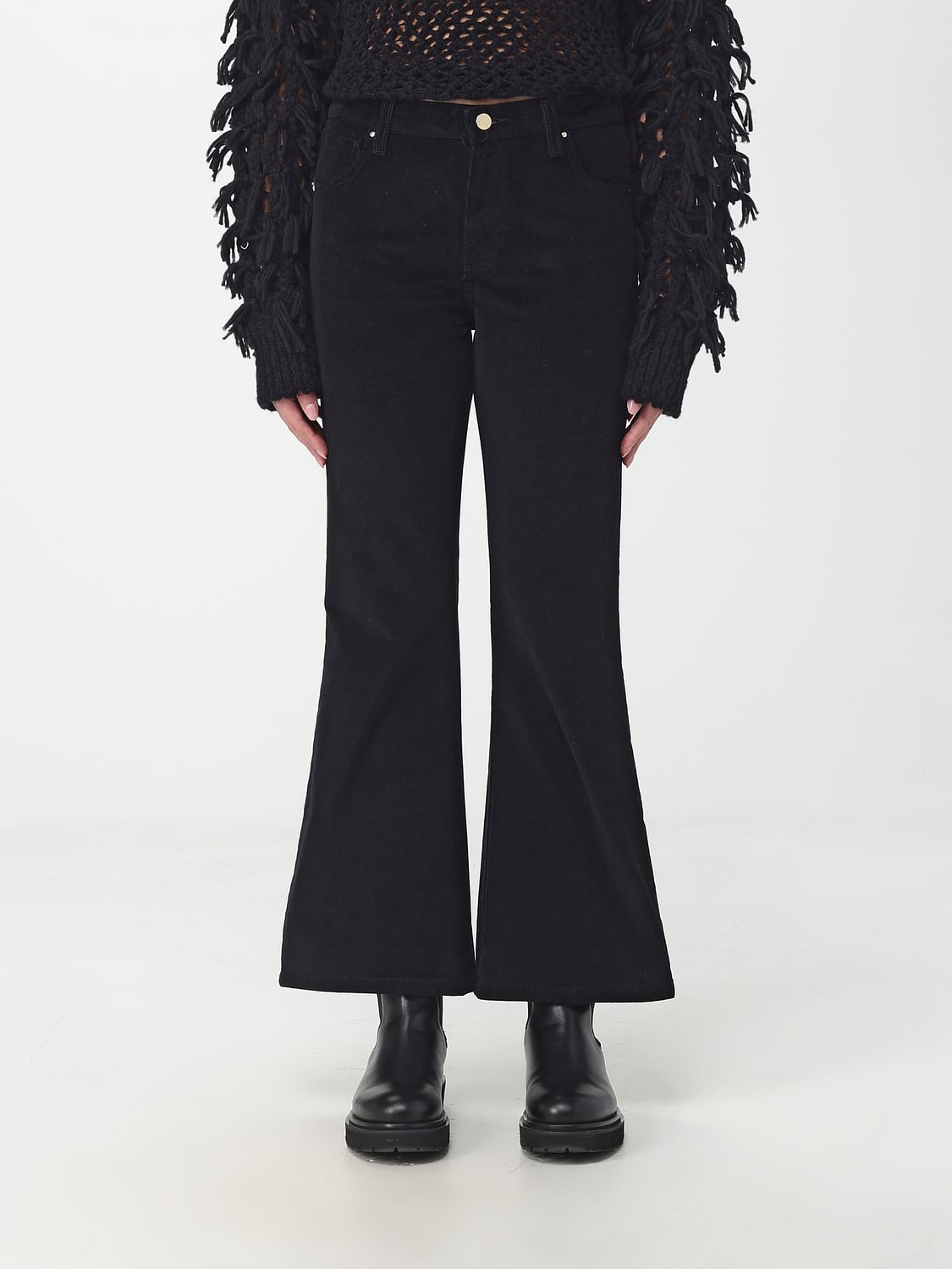 RE-HASH PANTALONES: Pantalón mujer Re-hash, Negro - Img 1