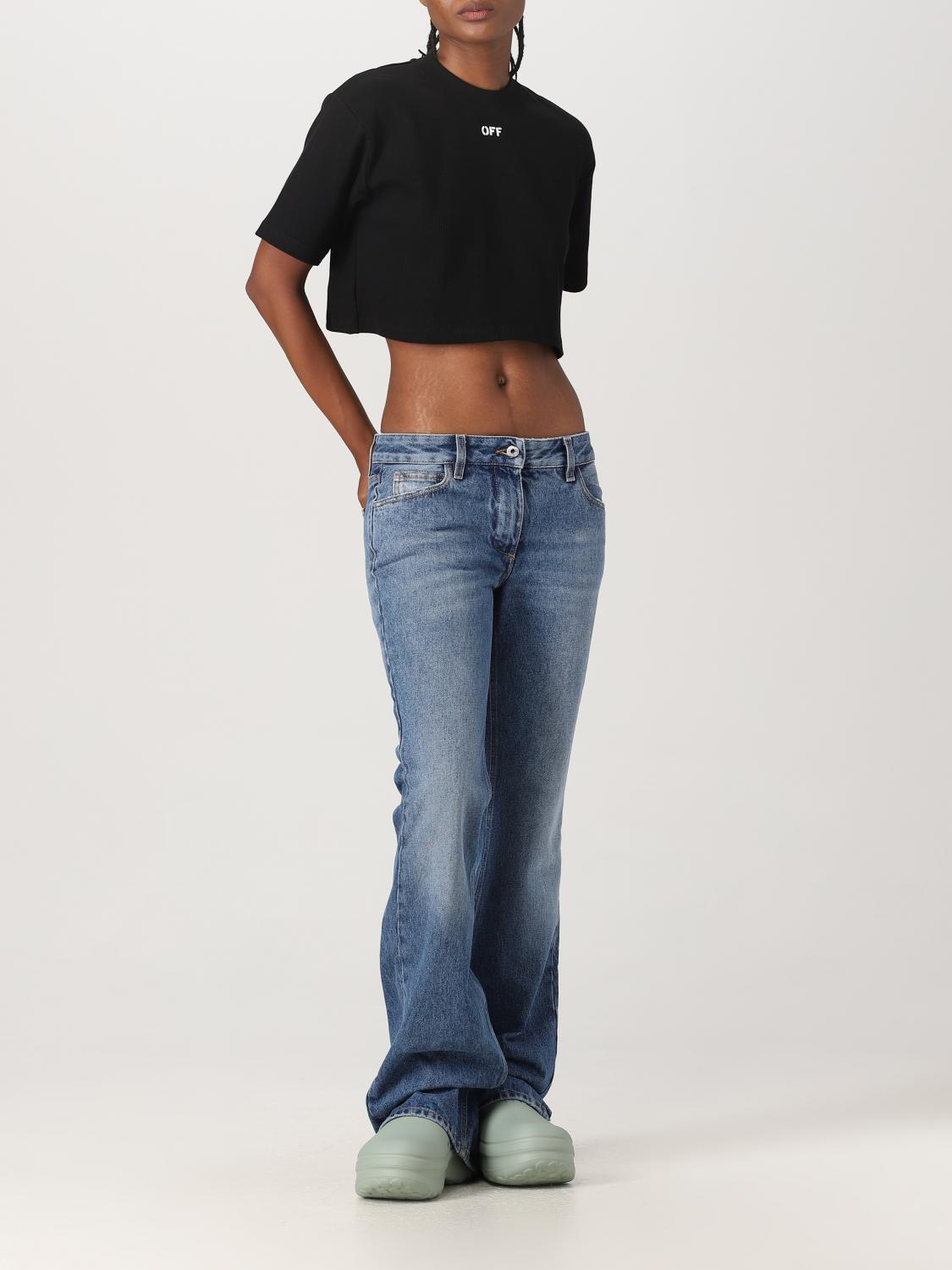 OFF-WHITE JEANS: Jeans damen Off-white, Blau - Img 2
