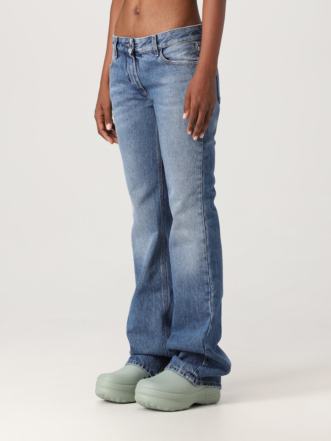 OFF-WHITE JEANS: Jeans damen Off-white, Blau - Img 4