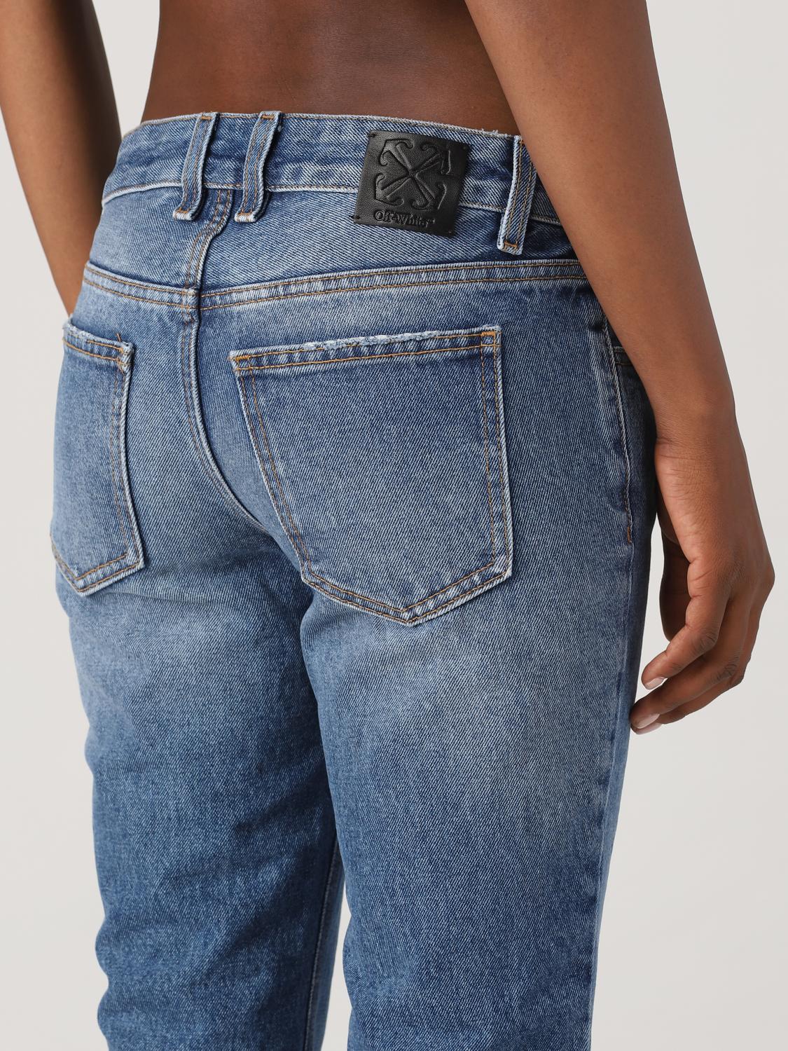 OFF-WHITE JEANS: Jeans damen Off-white, Blau - Img 5