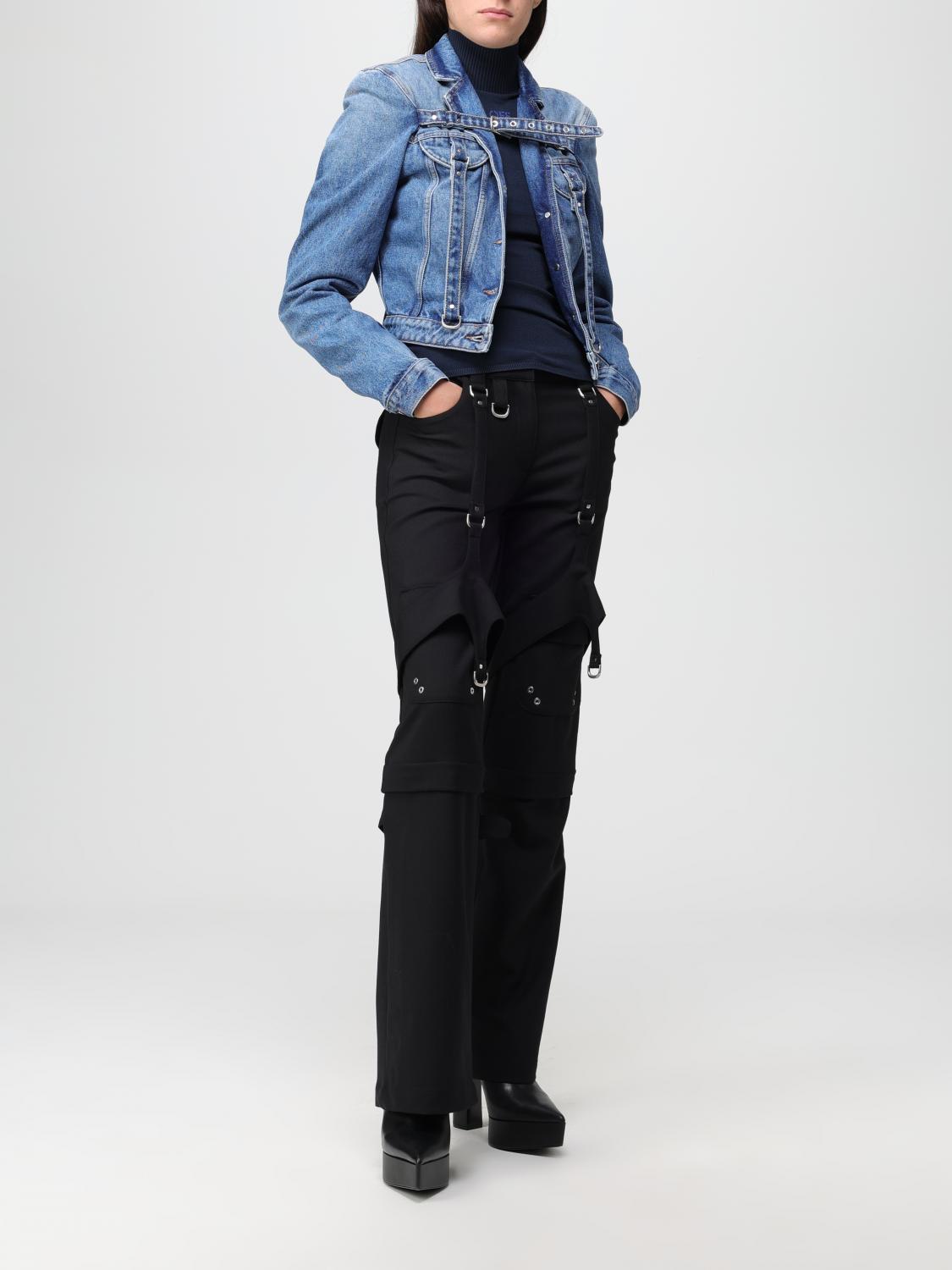 OFF-WHITE CHAQUETA: Chaqueta mujer Off-white, Azul Oscuro - Img 2