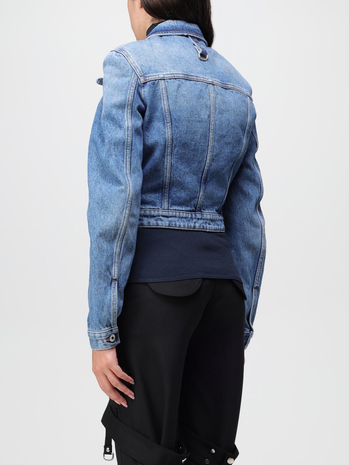 OFF-WHITE CHAQUETA: Chaqueta mujer Off-white, Azul Oscuro - Img 3