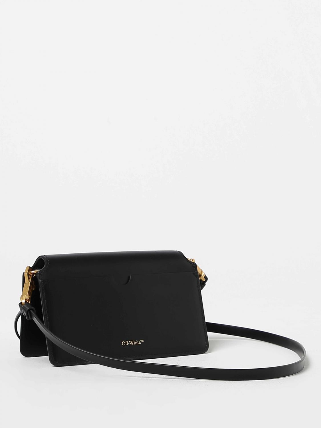 OFF-WHITE MINI BAG: Off-White Jitney leather smartphone case, Black - Img 2