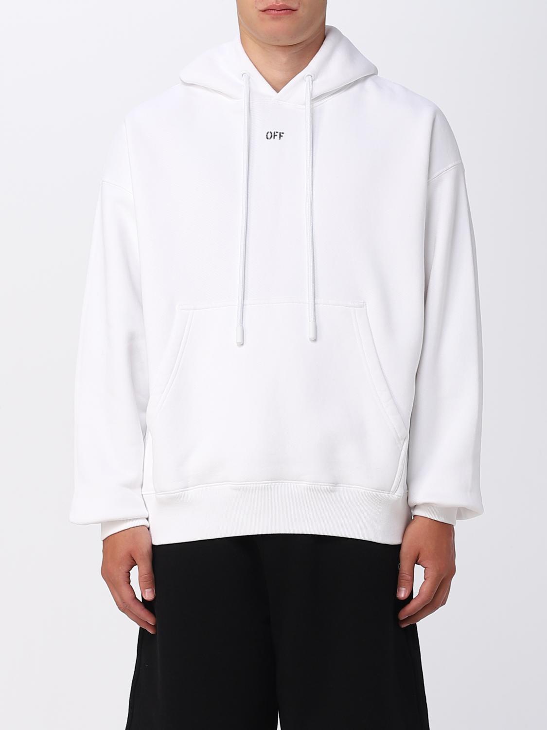 Off-White cotton sweatshirt - White | OMBB085F23FLE001 | GIGLIO.COM