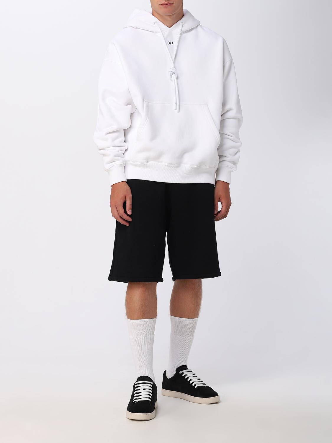 Off-White cotton sweatshirt - White | OMBB085F23FLE001 | GIGLIO.COM