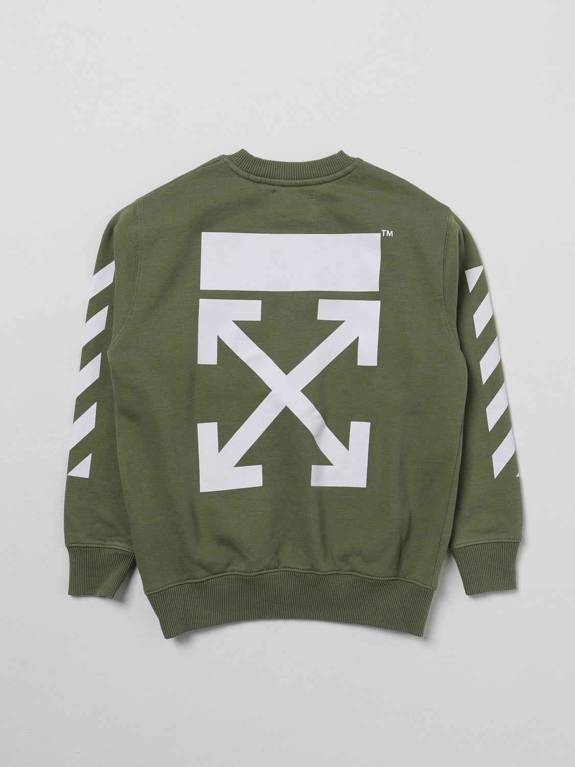 OFF-WHITE KIDS PULLOVER: Pullover kinder Off-white, Grün - Img 2