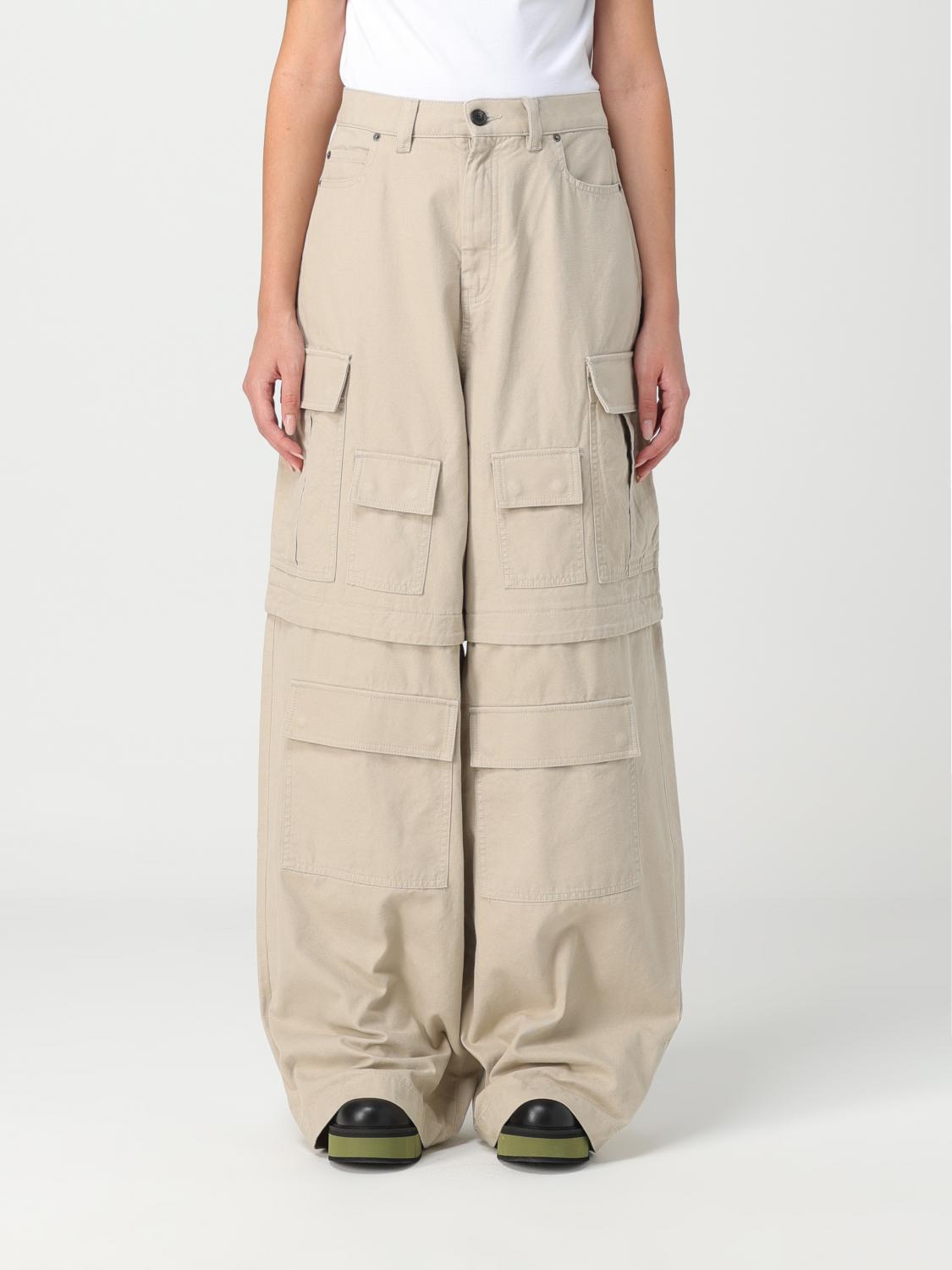 AMBUSH PANTALONI: Pantalone Cargo Ambush in cotone, Denim - Img 1