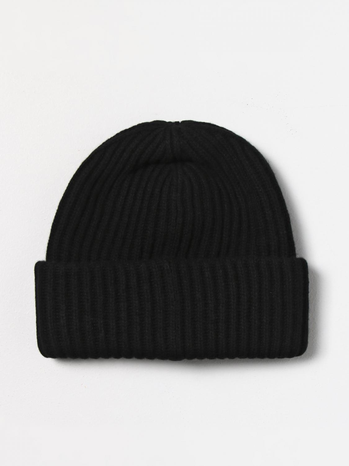 GANNI SOMBRERO: Gorro Ganni de mezcla de lana reciclada, Negro - Img 2