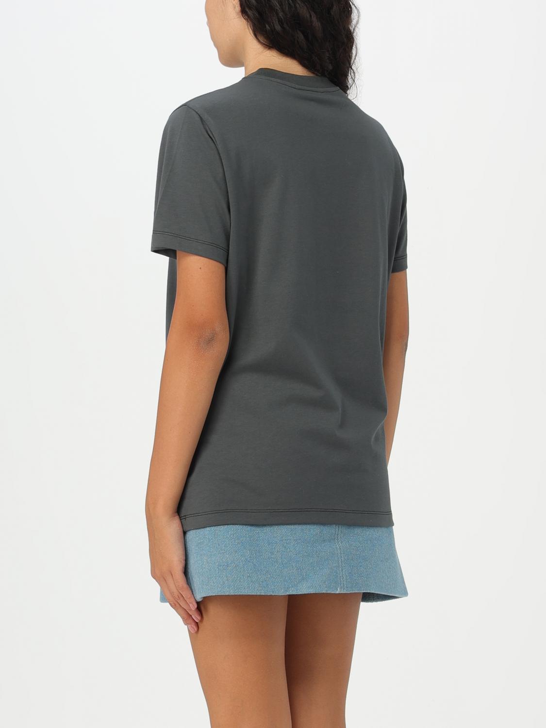 GANNI スマイリーフェイス Tシャツ ダークグレー GANNI スマイリー