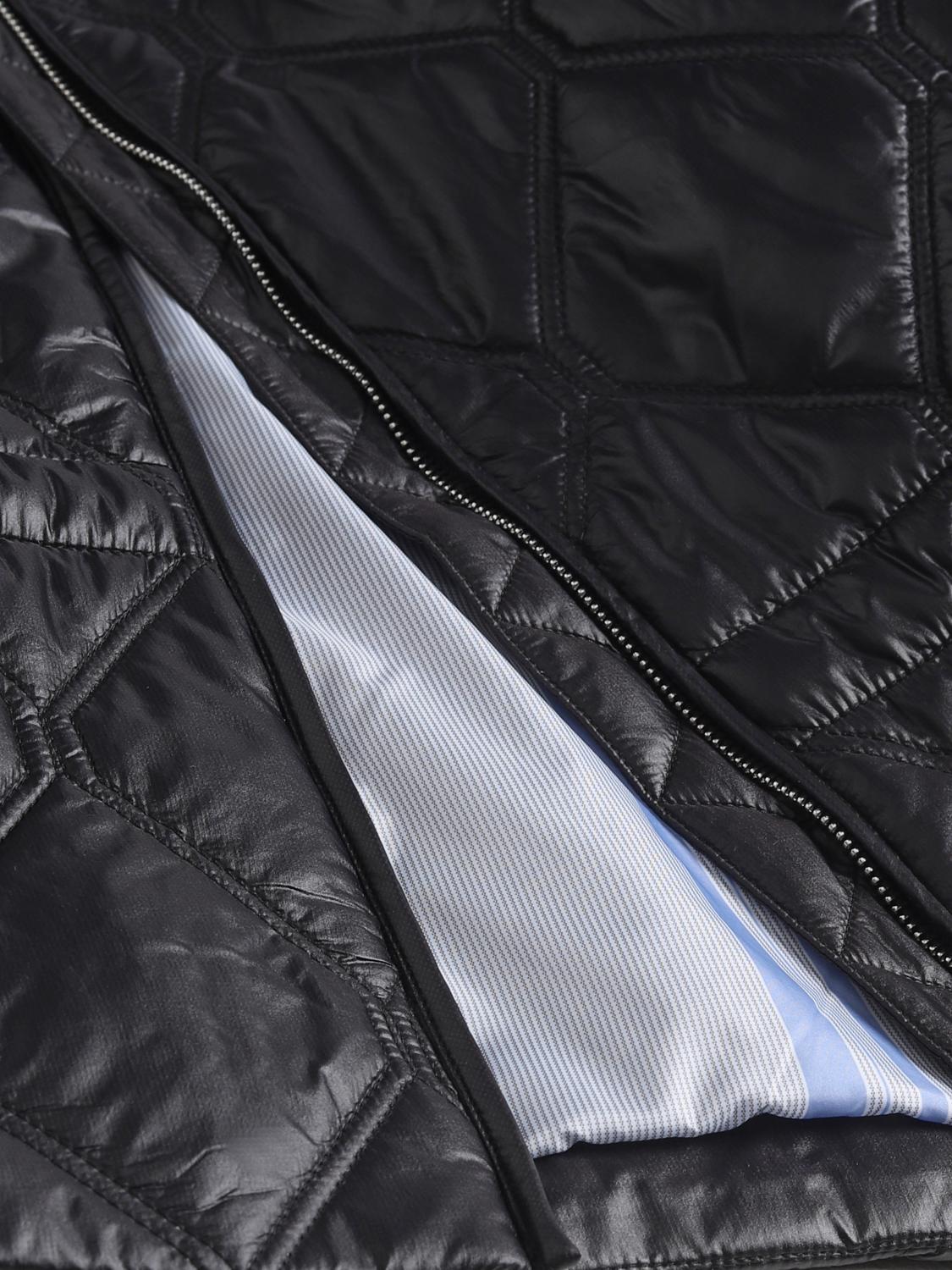 GANNI JACKET: Ganni bomber jacket in recycled nylon, Black - Img 6