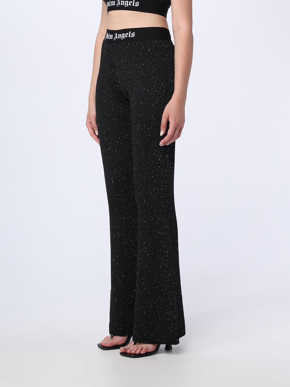 PALM ANGELS PANTALONES: Pantalón mujer Palm Angels, Negro - Img 4