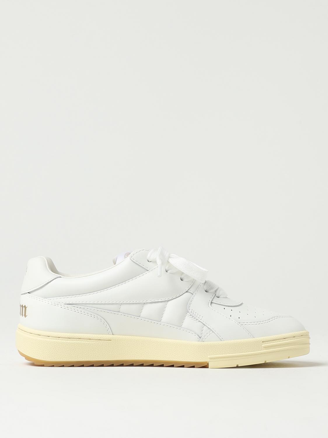 Palm Angels Palm University leather sneakers - White