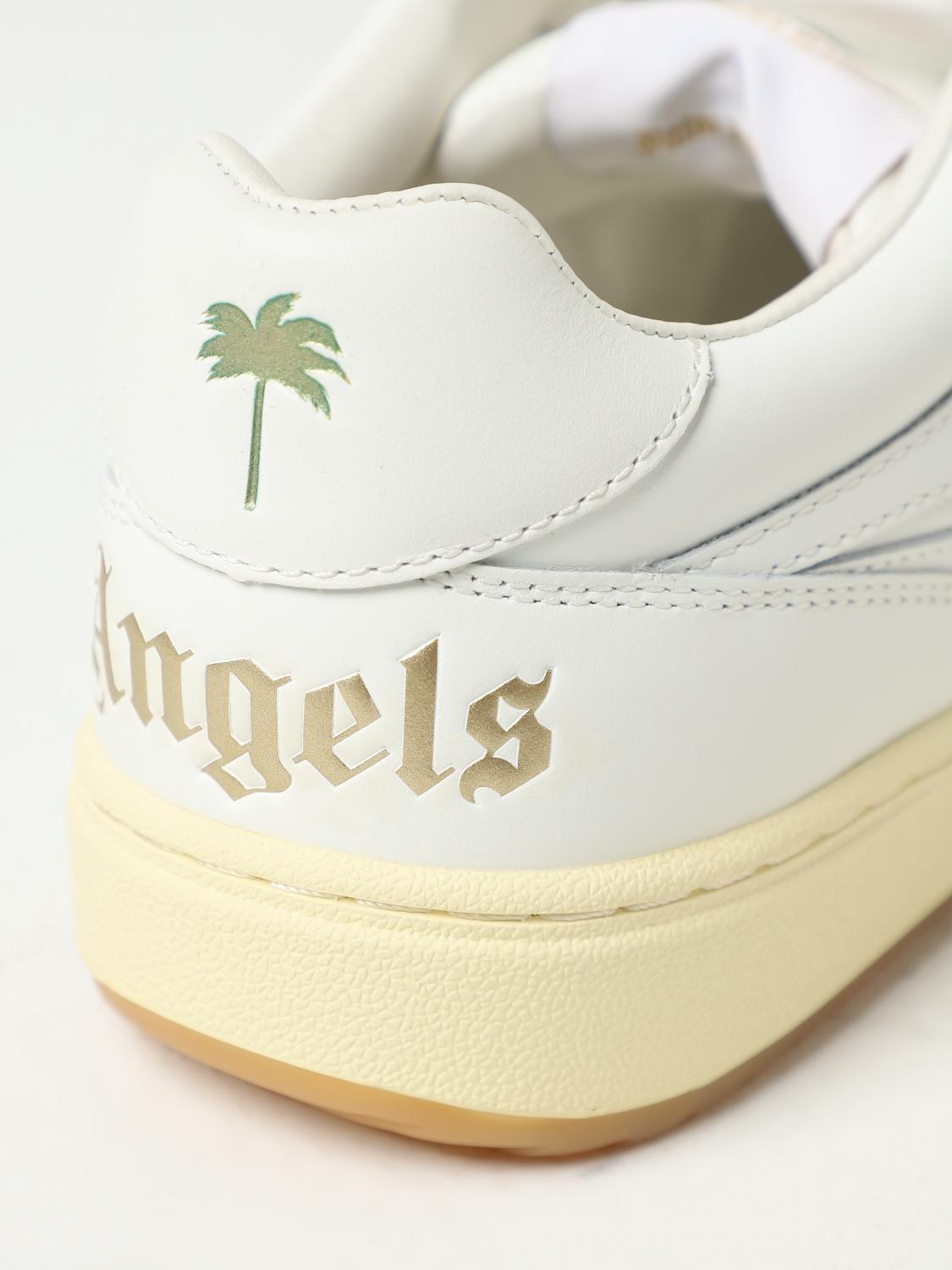 Palm Angels Palm University leather sneakers - White