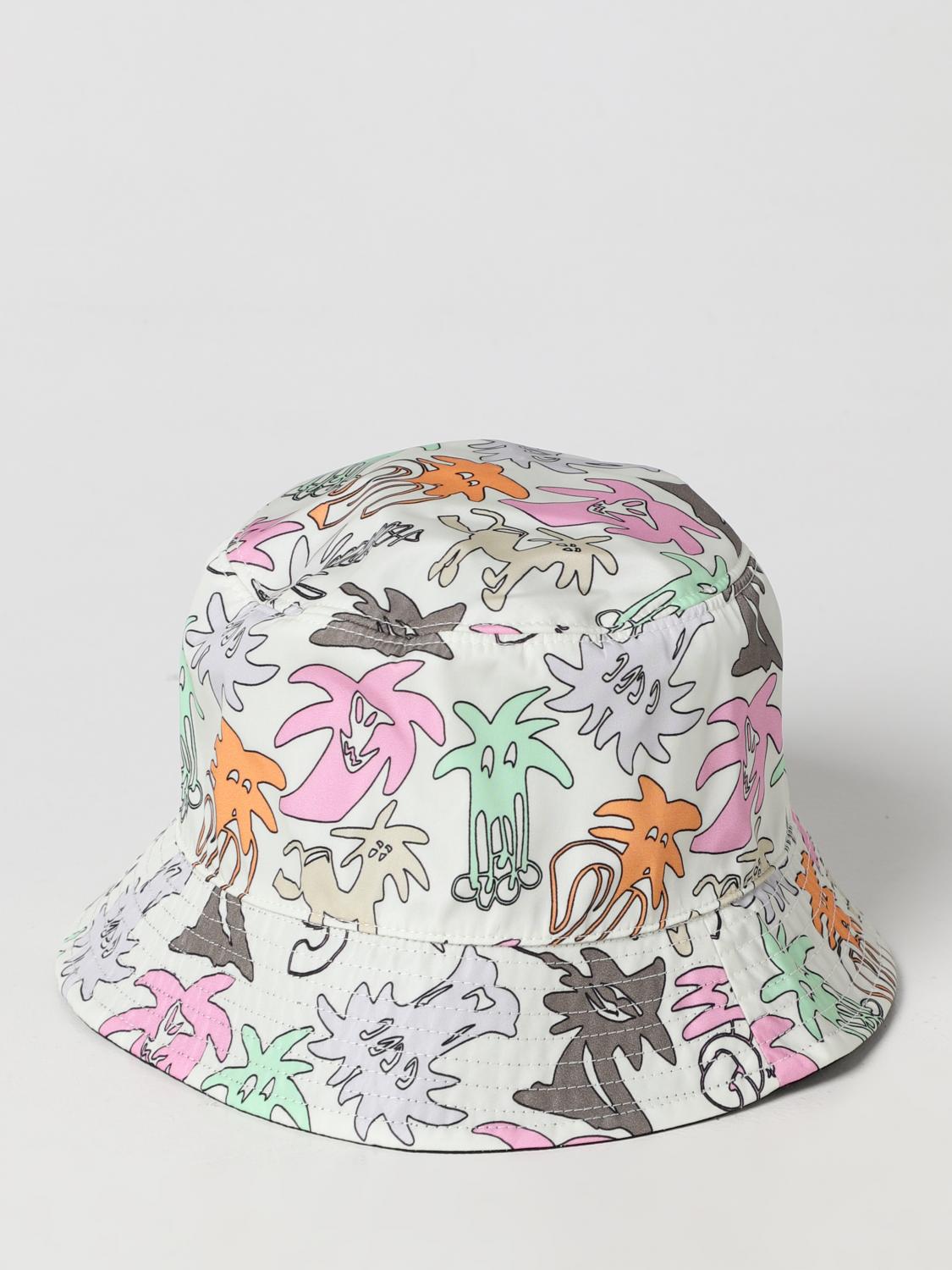 PALM ANGELS CAPPELLO: Cappello Palm Angels in nylon, Panna - Img 1