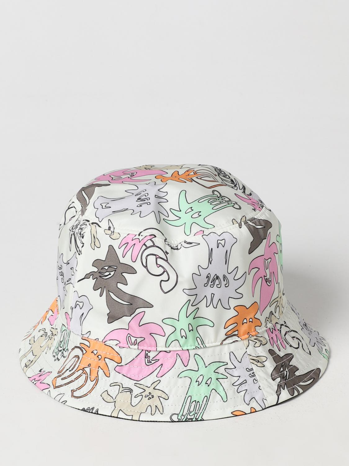 PALM ANGELS CAPPELLO: Cappello Palm Angels in nylon, Panna - Img 3