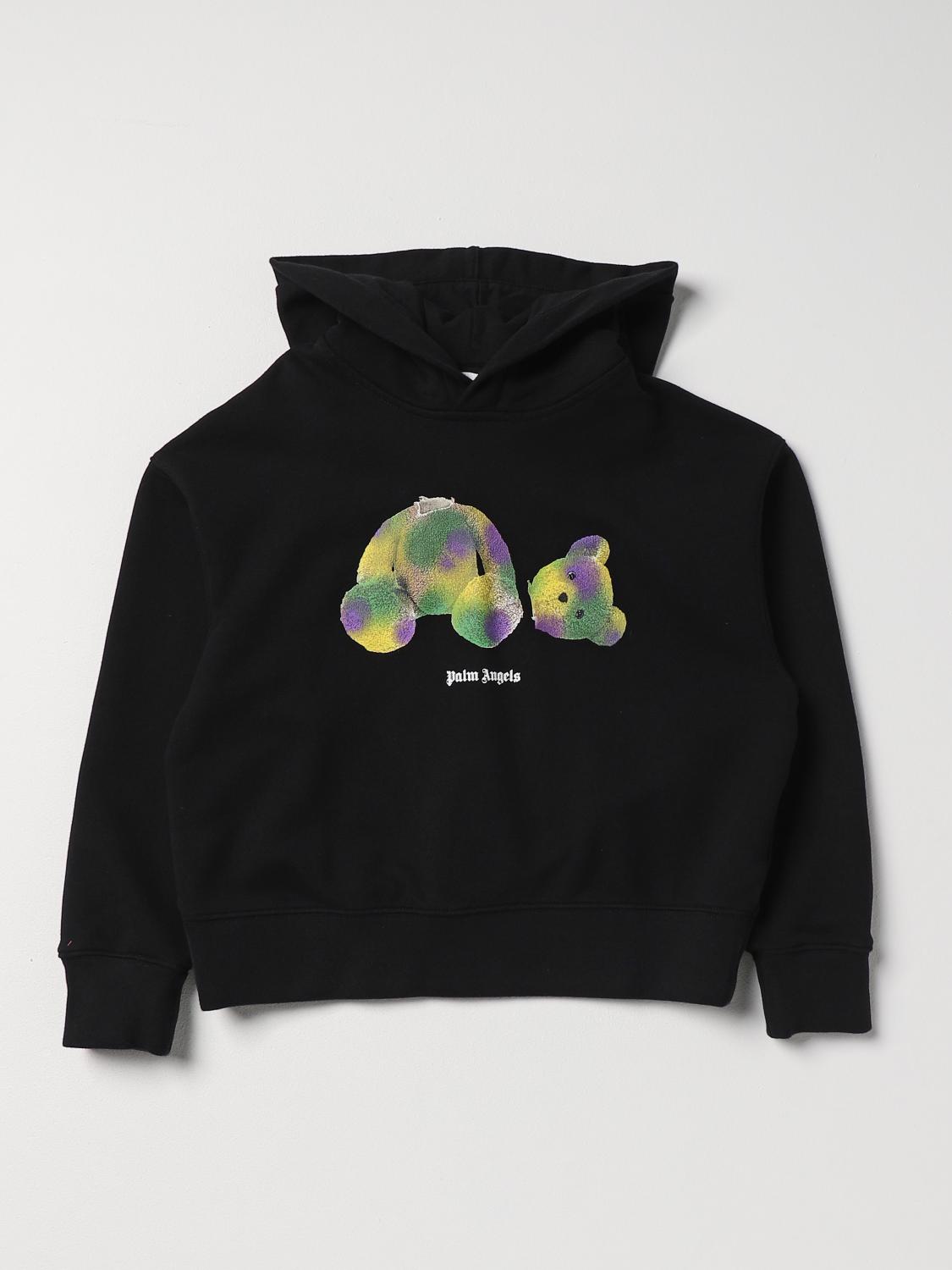 PALM ANGELS PULLOVER: Pullover kinder Palm Angels, Schwarz - Img 1