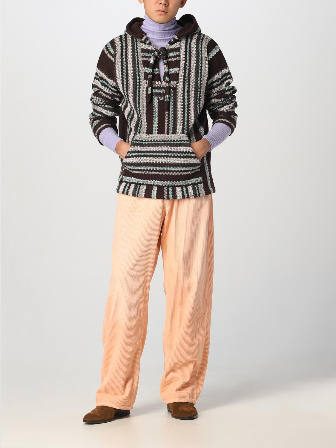 ALANUI JERSEY: Jersey hombre Alanui, Marrón Oscuro - Img 2