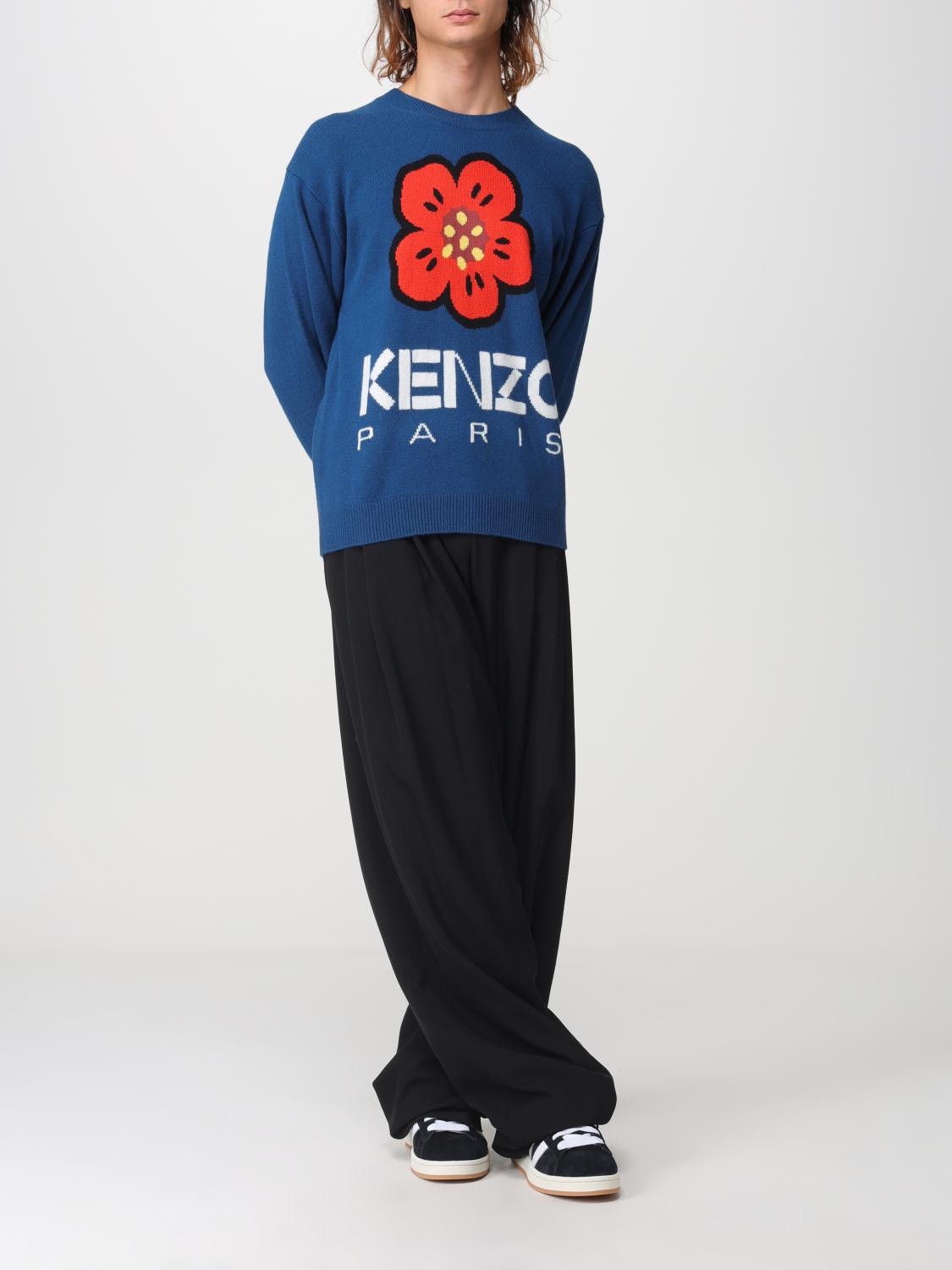 KENZO JERSEY: Jersey hombre Kenzo, Azul Oscuro - Img 2