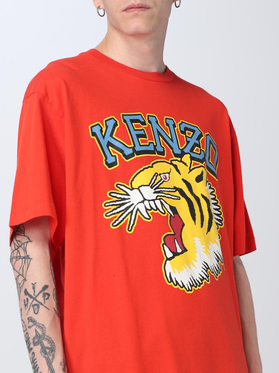 Kenzo Tシャツ メンズ - レッド | FD65TS0084SG | GIGLIO.COM